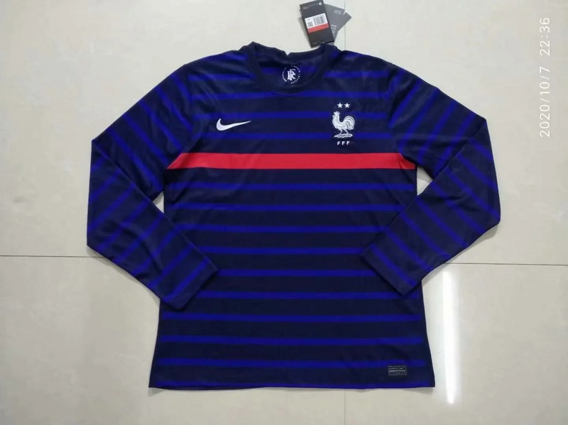 AAA Quality France 2020 European Cup Home Long Jersey